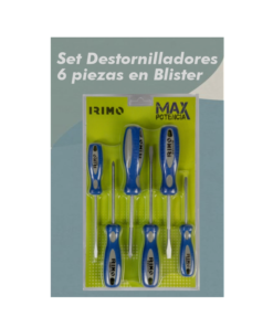 Set de 6 destornilladores Irimo Máxima potencia